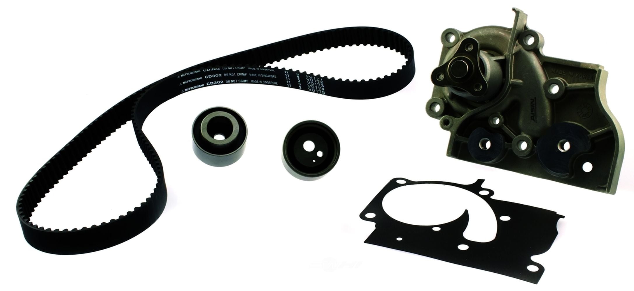 Engine Timing Belt Kit with Water Pump Fits select: 2000-2004 KIA SPECTRA, 1998-2001 KIA SEPHIA