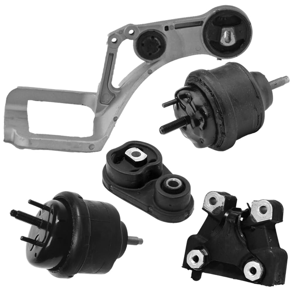 Engine Torque Strut Mounts & Engine Motor Mounts 5PCS Set. Parts 3630 ...