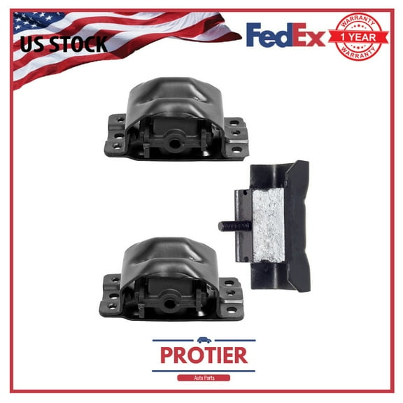 Engine & Trans Mount Set 3PCS for Chevrolet Van Express 1500 2500 Gmc Van Savana 1500 V8 5.0l 305ci V6 4.3l 262ci Etk-076 V8 5.7l 350ci 1997 -2002