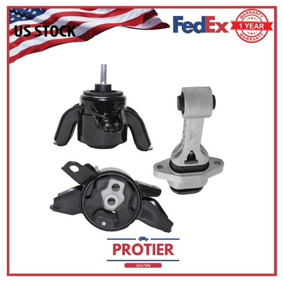 Engine & Trans Mount Set 3PCS for Hyundai Passenger Accent Veloster Kia Forte Forte5 Koup L4 1.6l 1591cc 2012-2016
