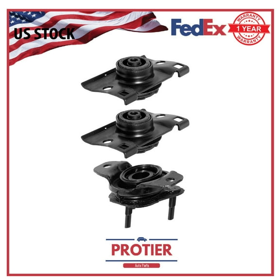Engine & Trans Mount Set 3PCS for Infiniti Sport Utility Qx56 Nissan Sport Utility Armada Titan V8 5.6l 5552cc 2004 - 2015