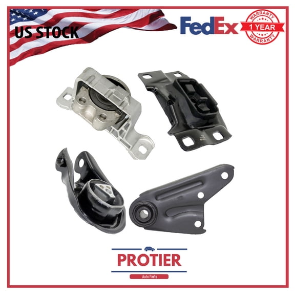 Engine & Trans Mount Set 4PCS for 3 Sport Mazda Passenger Car 3 L4 2.0l 2000cc 2004 - 2009