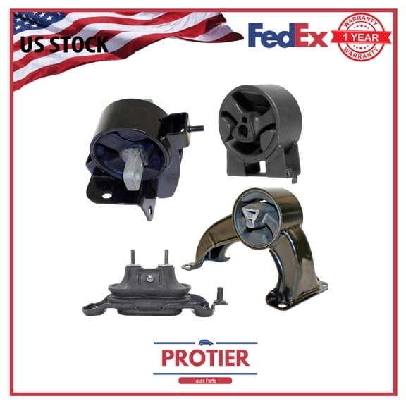 Engine & Trans Mount Set 4PCS for Chrysler Van Town & Country Dodge Van Grand Caravan Volkswagen Van Routan V6 4.0l 3592cc V6 4.0l 241ci 2008-2010
