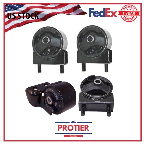 Engine & Trans Mount Set 4PCS for Kia Passenger Car Rio L4 1.6l 1594cc 2003-2005