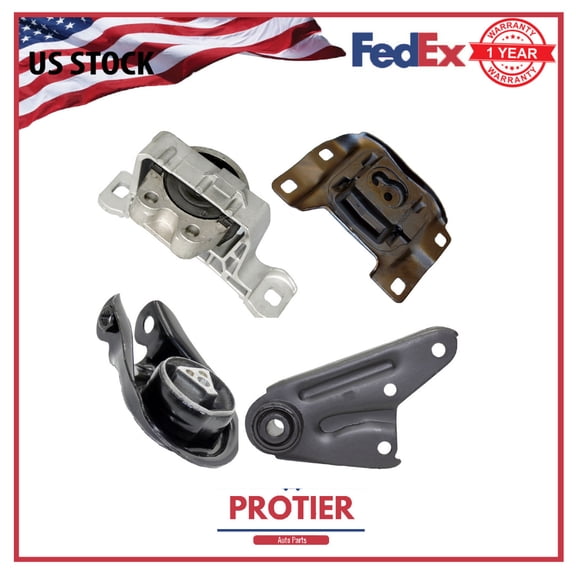 Engine & Trans Mount Set 4PCS for Mazda Passenger Car 3 Sport L4 2.0l 2000cc 2010 - 2013