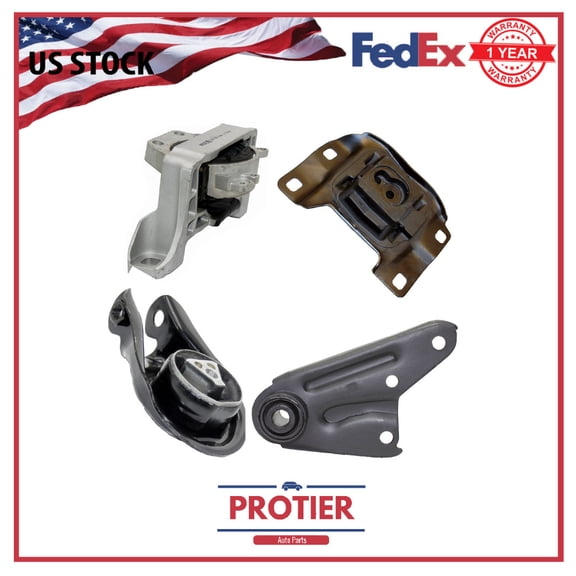 Engine & Trans Mount Set 4PCS for Mazda Passenger Sport Car 3 L4 2.0l 2000cc 3 L4 2.5l 2488cc 2010-2013