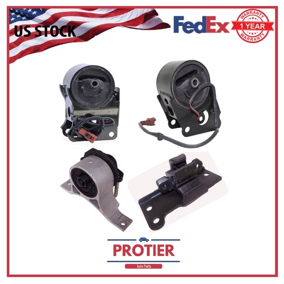 Engine & Trans Mount Set 4PCS for Quest Nissan Passenger  Van Maxima Car Altima V6 3.5l 3498cc 2004-2009