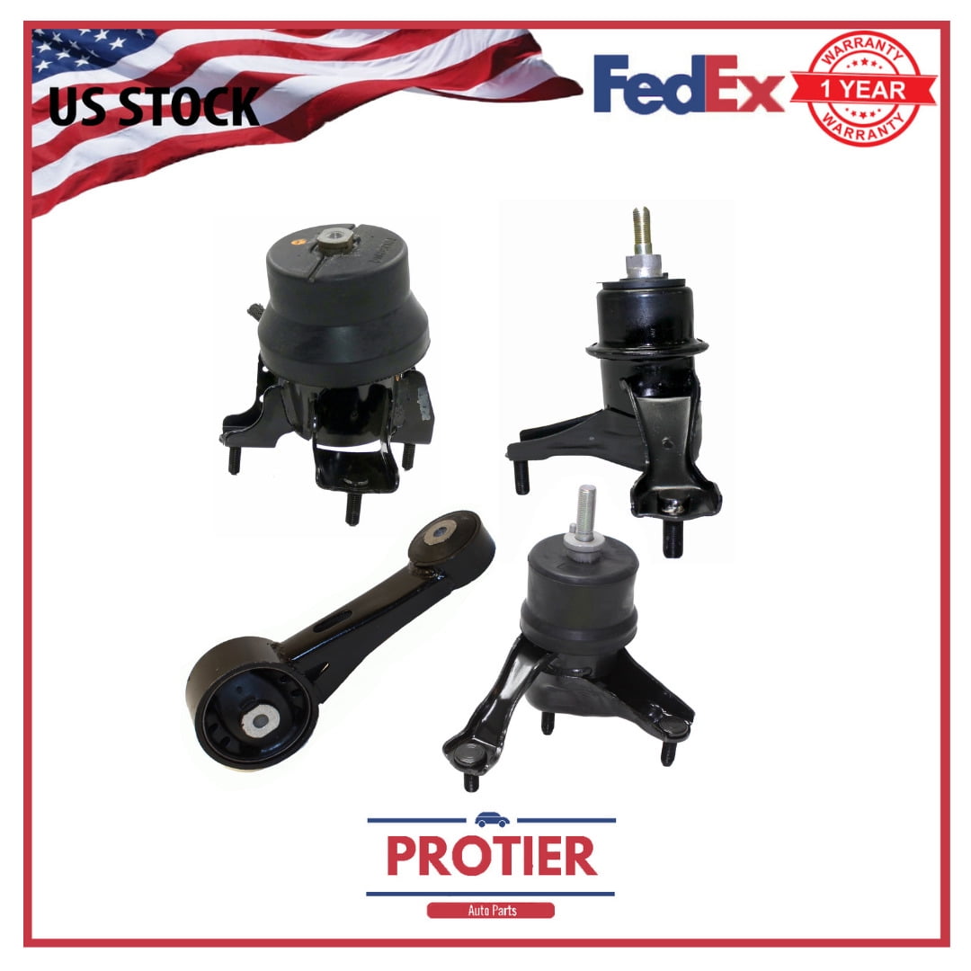 MiParts Engine & Transmission Mount Set – 4PCS For Toyota Sienna 3.5L FWD 2007-2010