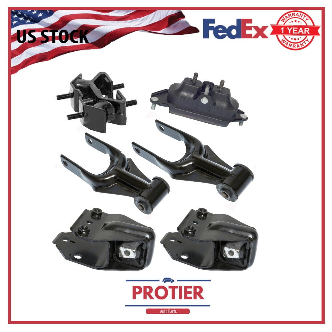 Engine & Trans Mount Set 6PCS for Chevrolet Passenger Car Impala Monte ...