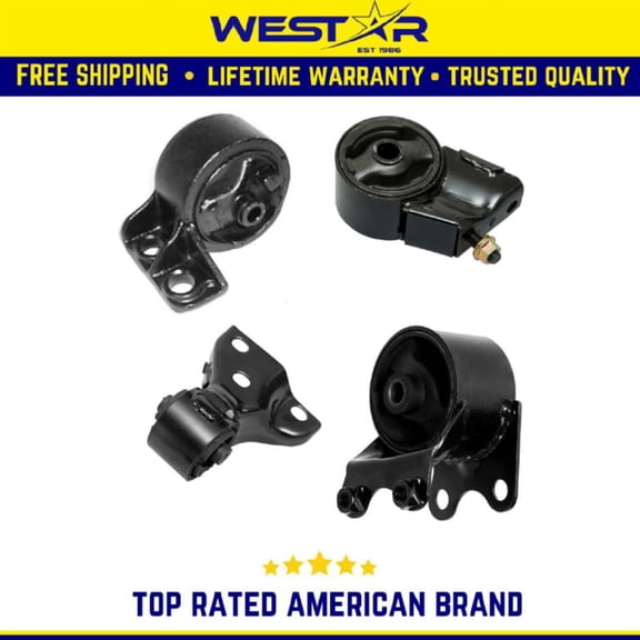 Engine & Trans Mount Set Compatible for 1989-1992 Compatible ford Probe 2.2L Auto Replaces 8083 9131 8087 8090