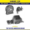 thumbnail image 1 of Engine & Trans Mount Set Compatible for 1994-1999 Toyota Celica 2.2L GT 3PCS Auto Replaces 8848 9013 8852, 1 of 4