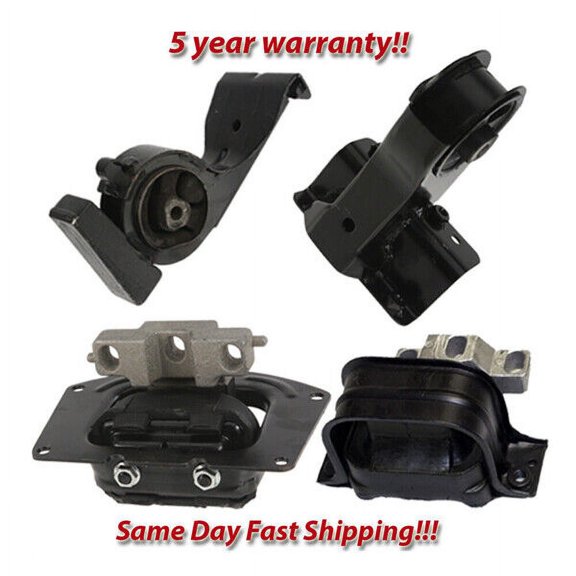 Engine & Transmission Mount 4PCS. 1998-2000 for Stratus Cirrus, Breeze 2.0L