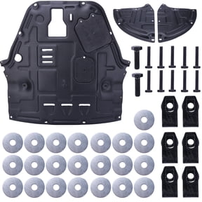 Engine Under Guard Plastic-Steel Engine Skid Plate Lower Engine Splash Shield for Kia K5 2021-2024