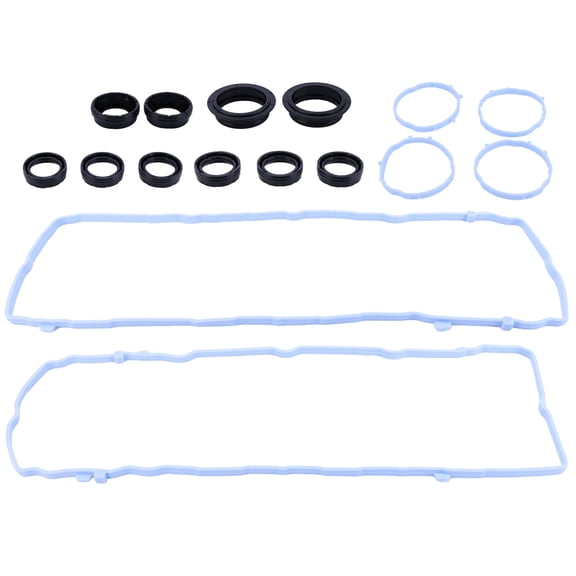 Engine Valve Cover Gasket Kit Rubber Black for Dodge Durango 3.6L 2016-2022 for Chrysler Pacifica 3.6L 2022 Replaces VS50919 Anti-Oil Leak