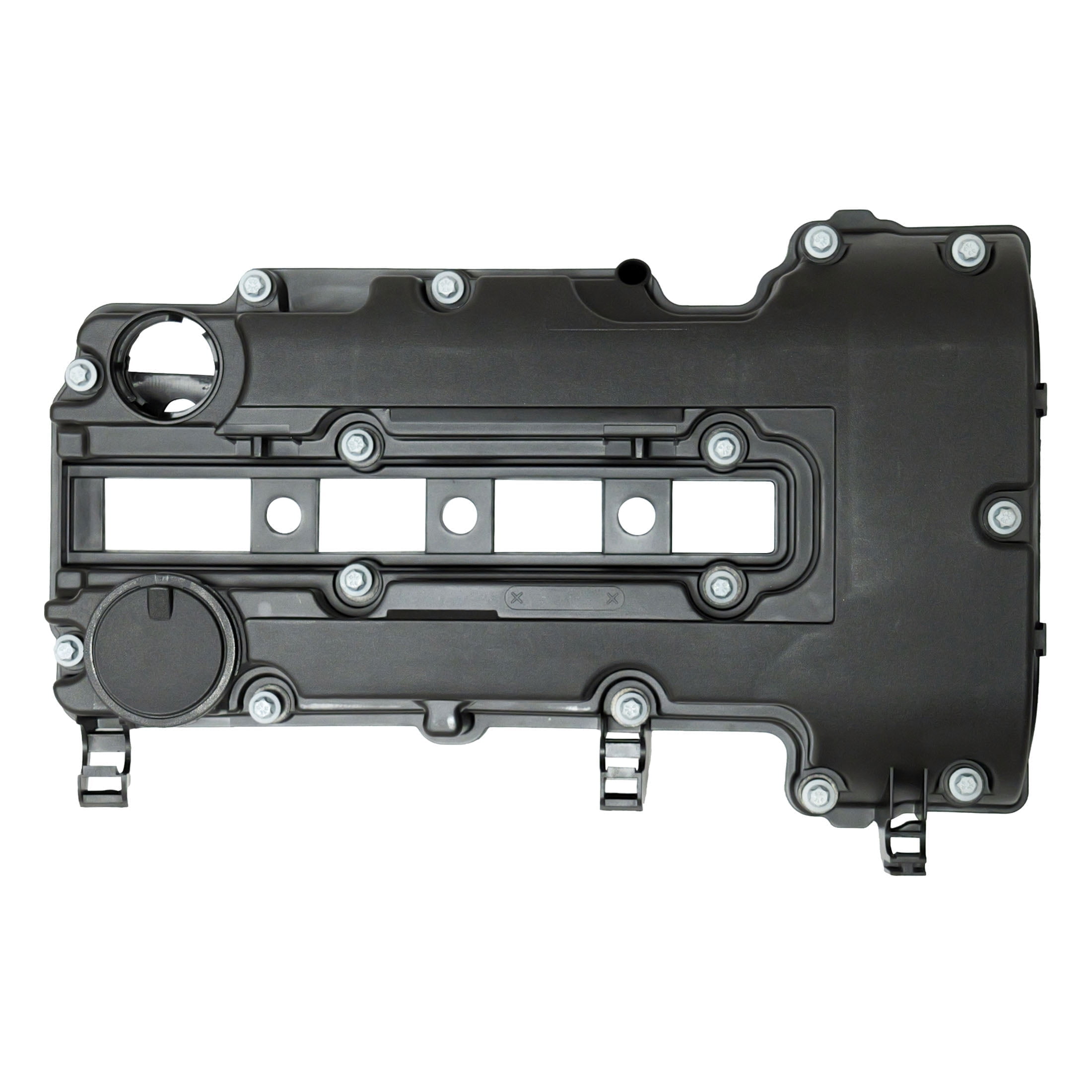 Engine Valve Cover with Gaskets & Bolts & Oil Filler Cap Set for 2011-2021 Chevrolet Chevy Cruze Sonic Volt Trax Buick Encore Cadillac ELR 1.4L 264-968 25203036 25198874 55573746 25198498