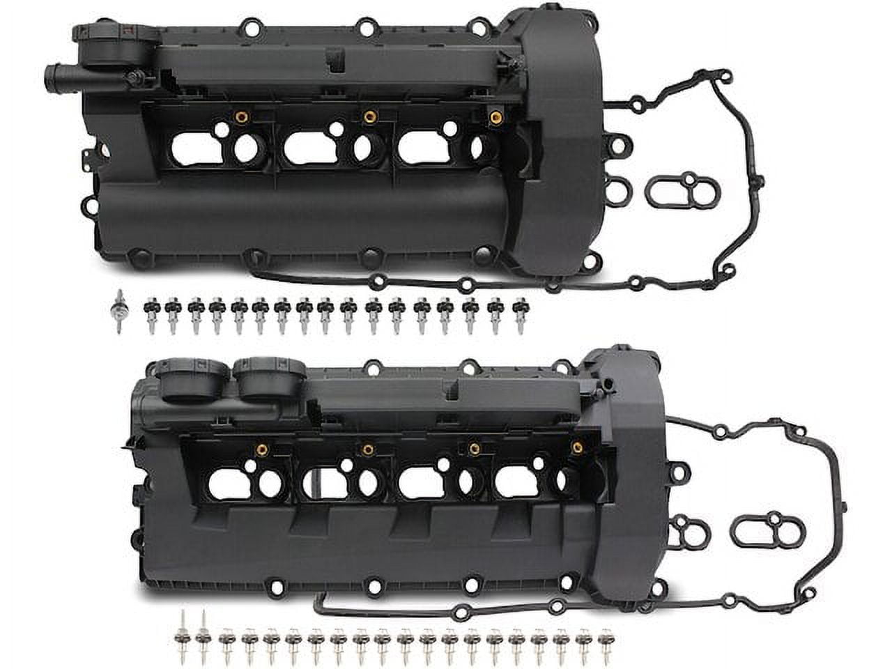 Engine Valve Cover Set 2 - Compatible with 2010 - 2017 Land Rover Range ...