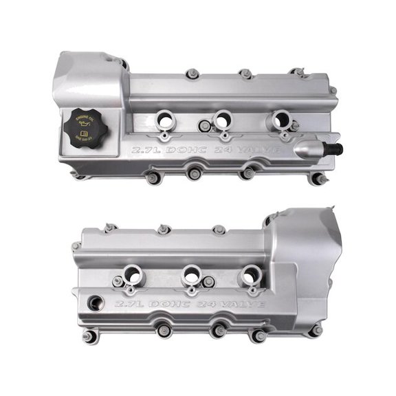 Engine Valve Cover Set 2 Piece - Compatible with 2006 - 2007 Dodge Magnum 2.7L V6