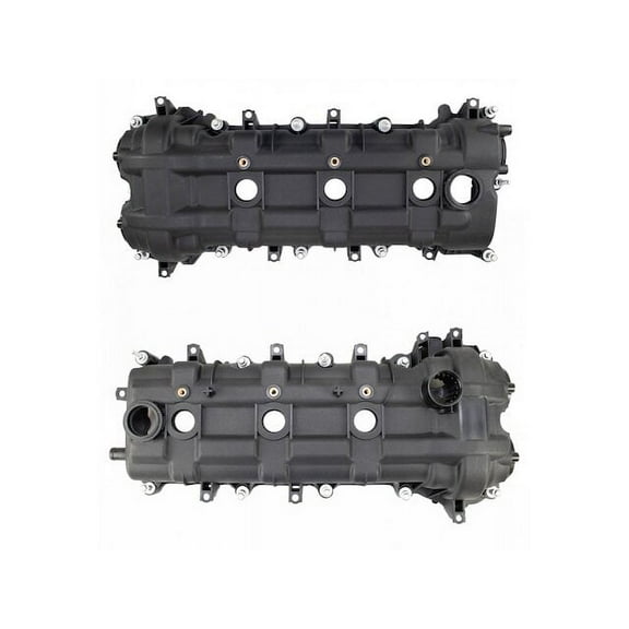 Engine Valve Cover Set 2 Piece - Compatible with 2014 - 2021 Ram ProMaster 1500 3.6L V6 2015 2016 2017 2018 2019 2020