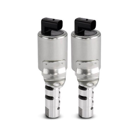 Engine Variable Valve Timing Solenoid Kit 2 - Compatible with 2012 - 2018 Land Rover Range Rover Evoque 2.0L 4-Cylinder 2013 2014 2015 2016 2017