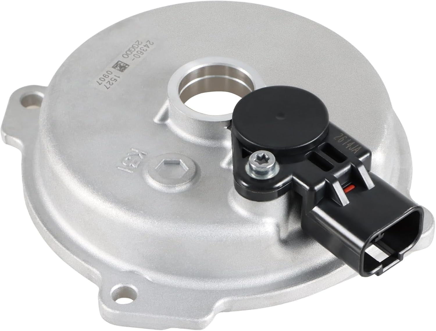 Engine Variable Valve Timing(VVT) Solenoid Cap Cover Assembly Compatible with 2019-2023 Genesis G70 2015-2019 Sonata 2018-2021 Tucson 2016-2020 Kia Optima Sorento Sportage Replace#: 24360-2GGD0