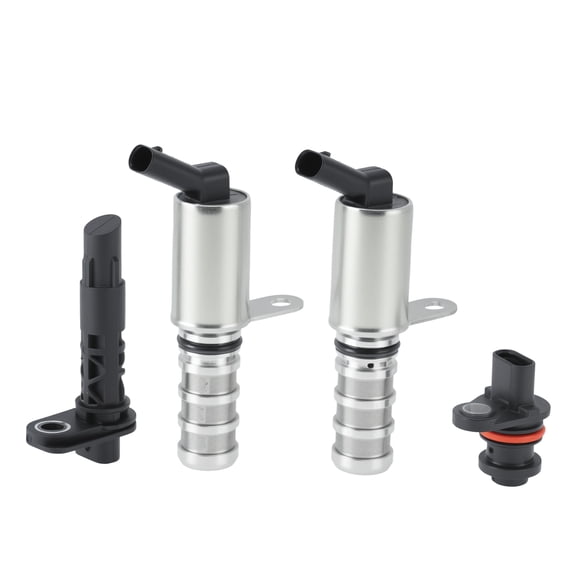 Engine Variable Valve Timing VVT Solenoid with Crankshaft Camshaft Position Sensor for Chevrolet Cruze Malibu Volt for GMC Terrain 2016-2019 CKP Sensor 12671373/12636947/PC1099