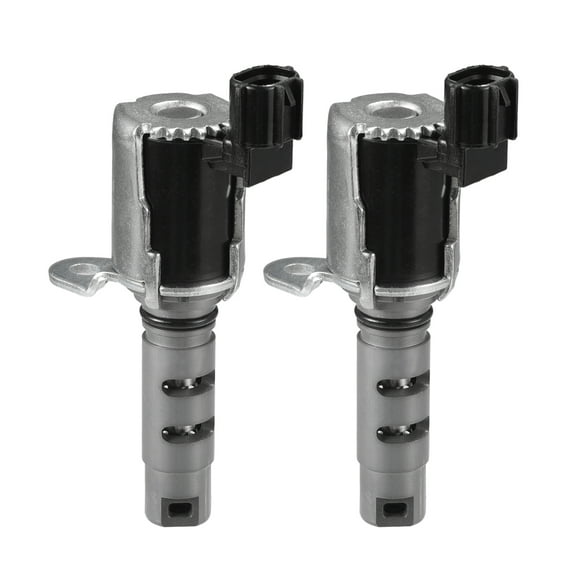 Engine Variable Valve Timing VVT Solenoid, No.1533028020 for Lexus Hs250h 2010-2012 Silver Tone, 2 Pcs