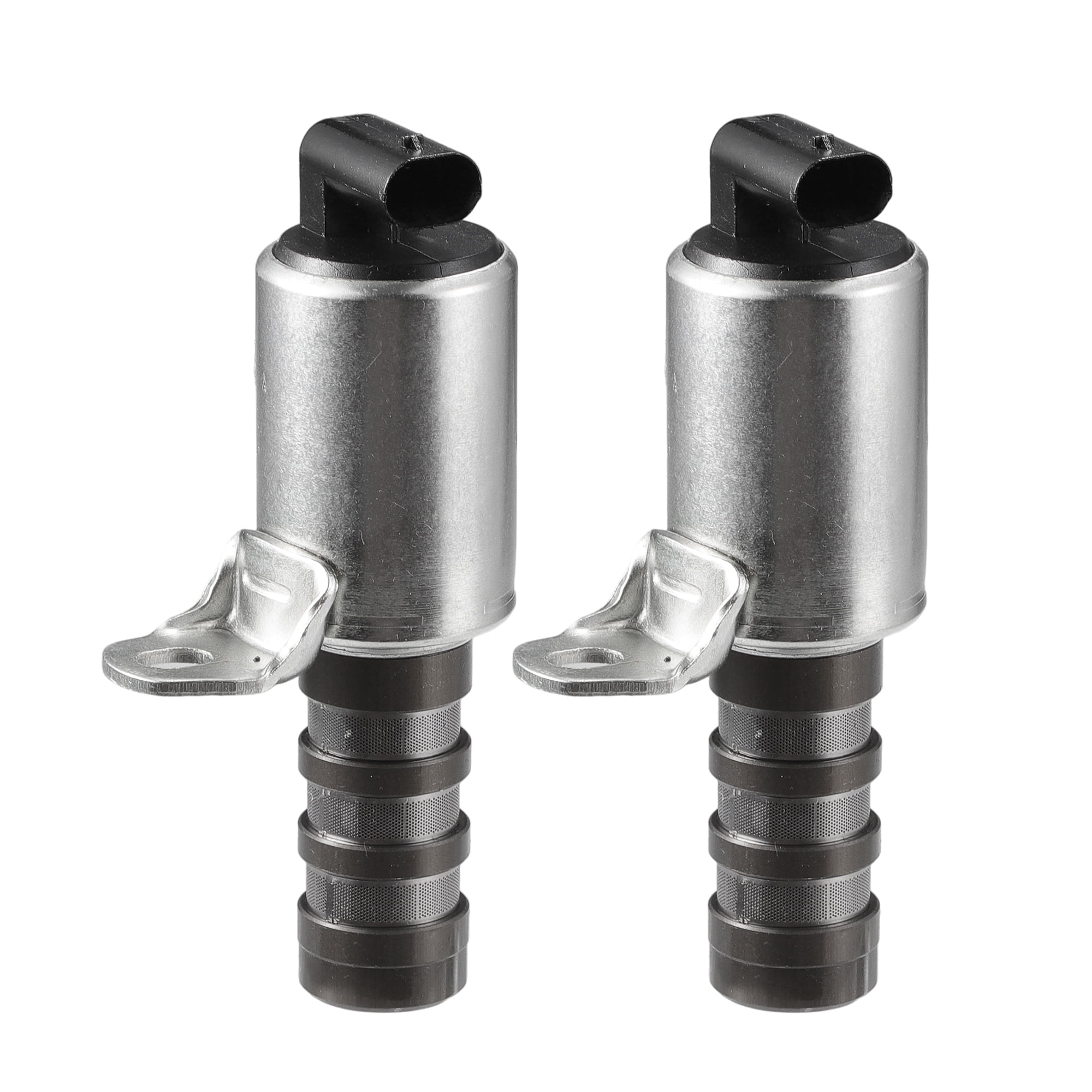 Engine Variable Valve Timing VVT Solenoid - for Ford C-Max 2013-2018 Metal Silver Tone - 2 Pcs