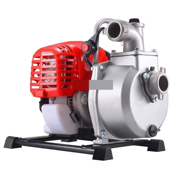 Engine Water Pump, 2/4-Stroke Gas Powered Self-priming Pump, Trash Water Transfer Garden Pump For Irrigation Pool ,Heavy Duty Build