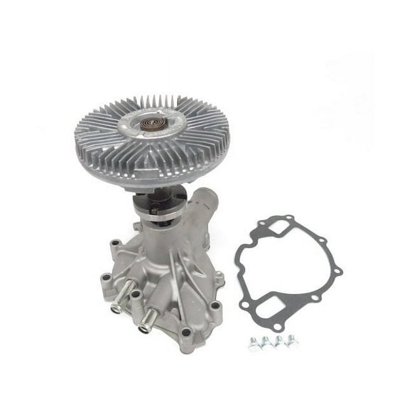 Engine Water Pump with Fan Clutch - Compatible with 1987 - 1996 Ford F-150 V8 1988 1989 1990 1991 1992 1993 1994 1995