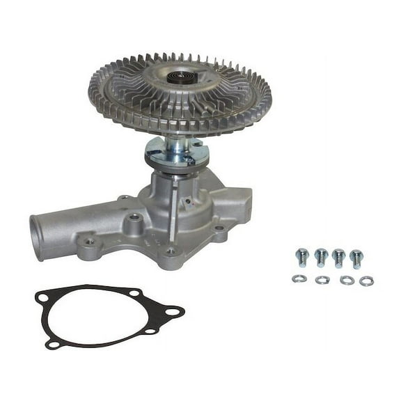 Engine Water Pump with Fan Clutch - Compatible with 1994 - 2000 Jeep Cherokee 2.5L 4-Cylinder 1995 1996 1997 1998 1999