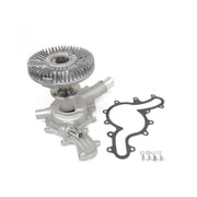 Engine Water Pump with Fan Clutch - Compatible with 1997 - 2001 Ford Explorer VIN E 1998 1999 2000