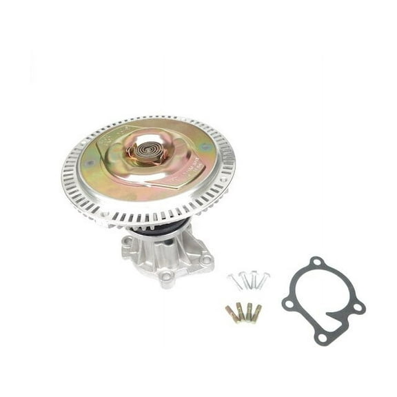 Engine Water Pump with Fan Clutch - Compatible with 2005 - 2017 Nissan Frontier 2006 2007 2008 2009 2010 2011 2012 2013 2014 2015 2016