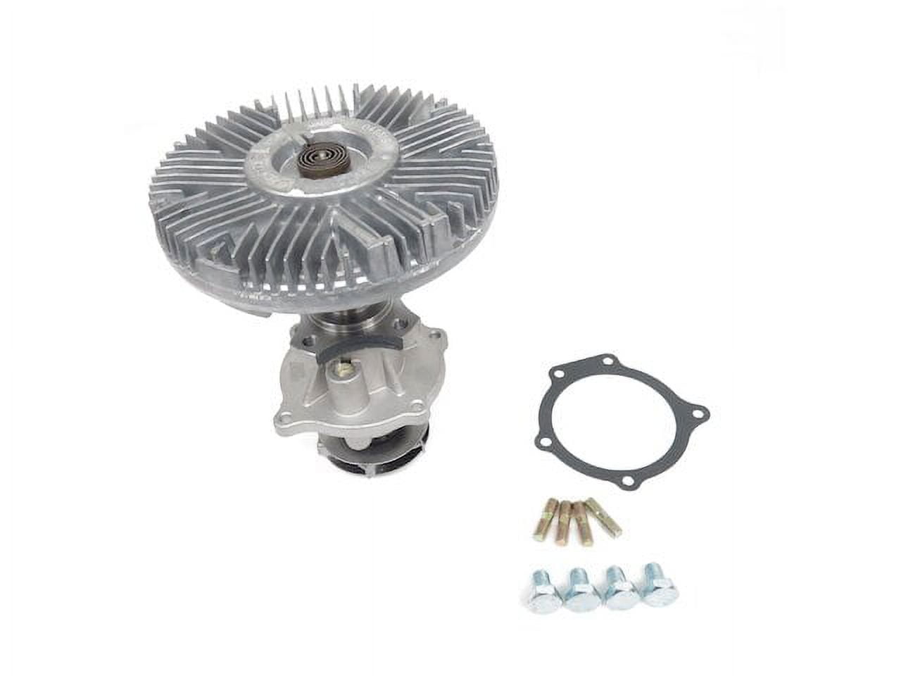 Engine Water Pump with Fan Clutch Compatible with 2006 2010 Hummer