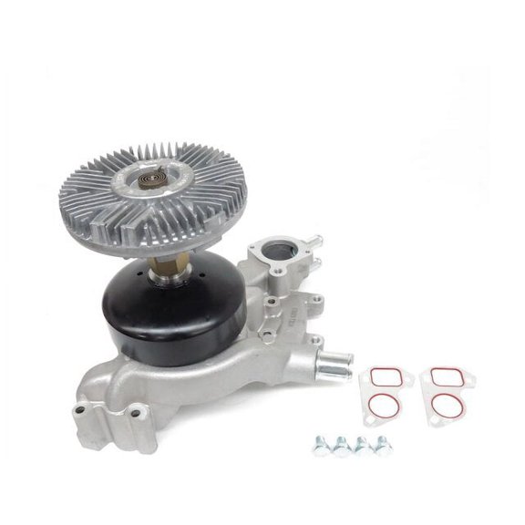 Engine Water Pump with Fan Clutch - Compatible with 2007 Hummer H2
