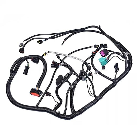 Engine Wiring Harness 6.0 L Compatible with 2003 2004 Ford F250 F350 F450 F550 Super Duty Diesel Engine, 3C3Z-12B637-BA, 3C3Z12B637BA, Build Date of 1/30/03 Thru 9/29/03 Only, Standalone Wire Harness