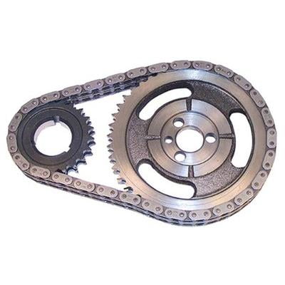 Engine Works 10800 Competition Series Double Roller Timing Set, SBC 3-Key w/ Rolon