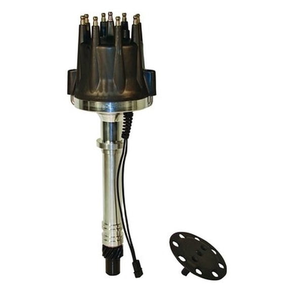 Engine Works 1BK Billet Black Cap Race Distributor, Chevy V8 - Walmart.com