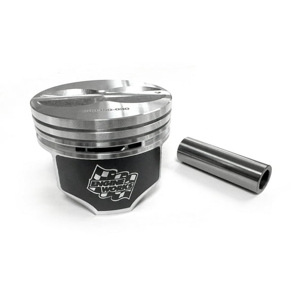 Engine Works 200383-030 Hypereutectic Pistons, Fits Chevy 383 Stroker, Dish 4.030"