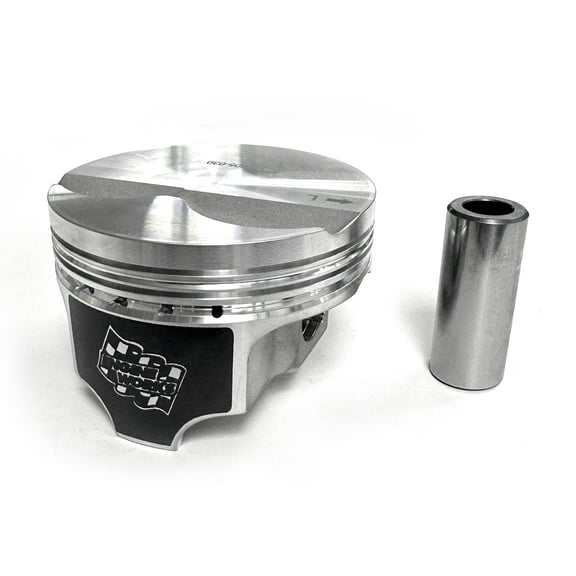 Engine Works 250383-040 Forged Pistons, Fits Chevy 383 Stroker, Flat Top 4.040"