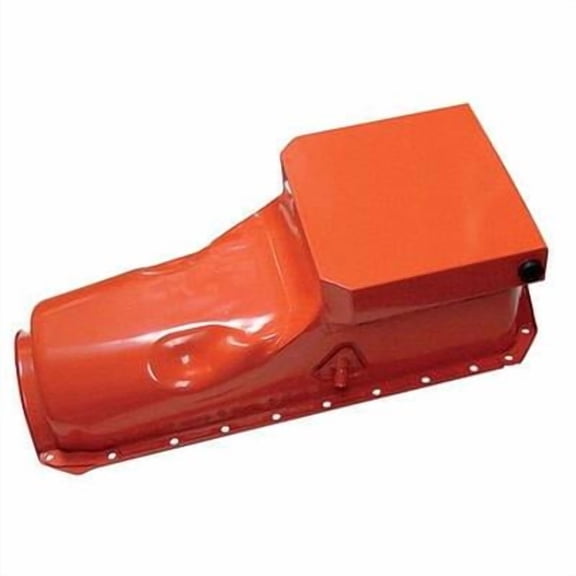 Engine Works 26729 Oil Pan Drag Race Style Steel Orange 7 qt. Chevy Big Block
