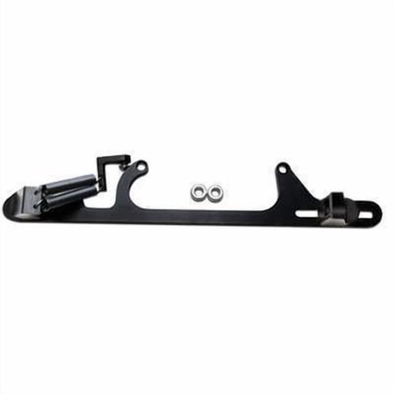 Engine Works 560000 Throttle Cable Bracket Billet Aluminum Black Anodized Holley
