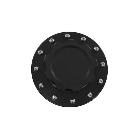 Engine Works 560501 Billet Fuel Cell Cap Assembly, w/ 12-Bolt Bung - Black