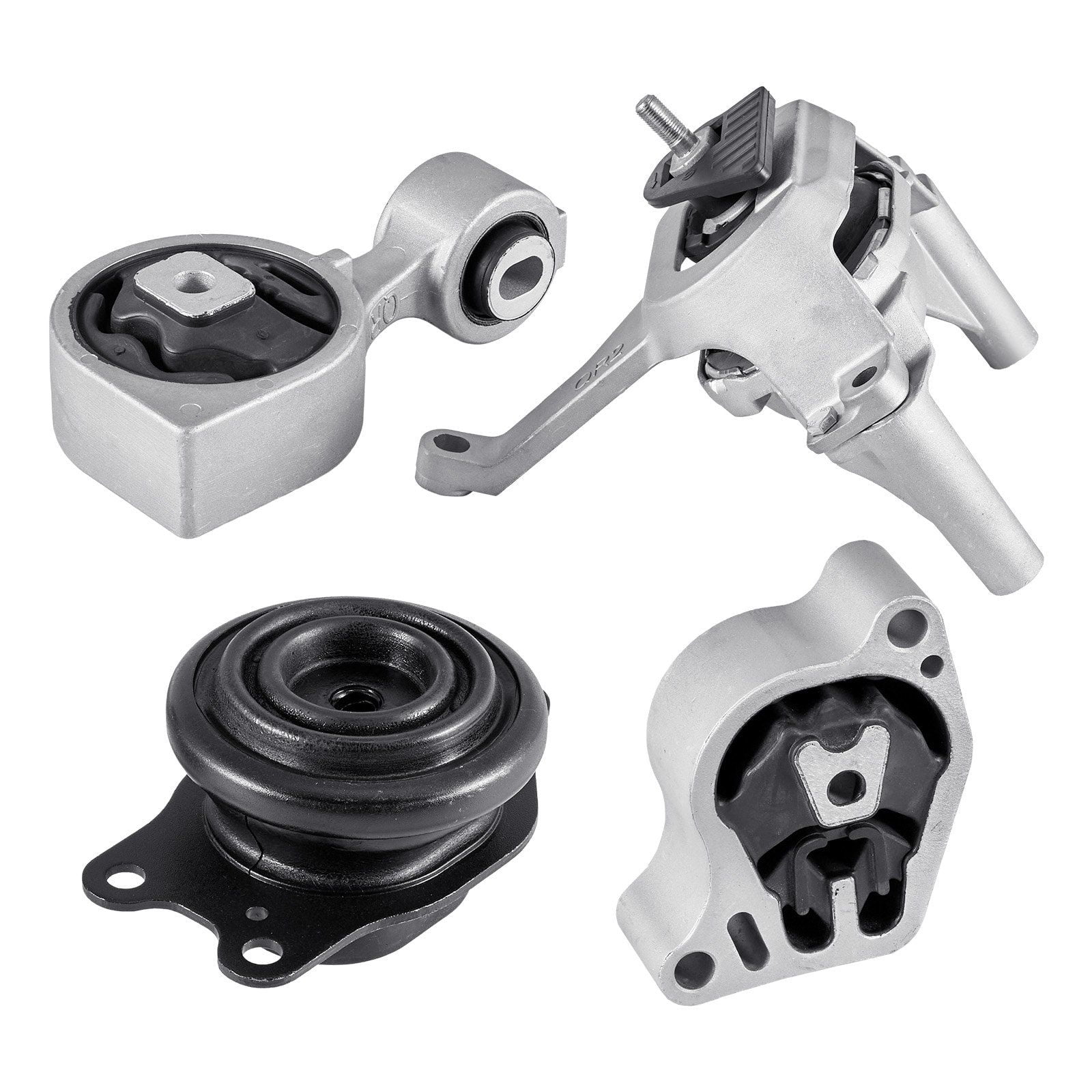 Engine and Transmission Motor Mount Kit, 4-Piece Set - Compatible with ...