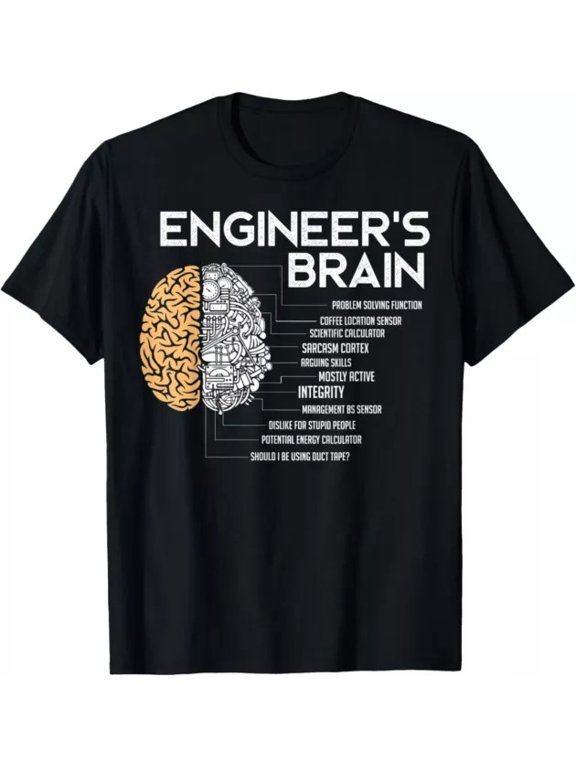 Engineer Brain Engineering Career Graphic Gift T-Shirt