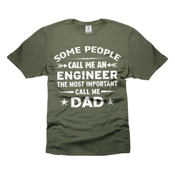 Engineer Dad Shirt Father's Day Engineer T-Shirt Engineer Funny Gifts Shirt For Men Pe