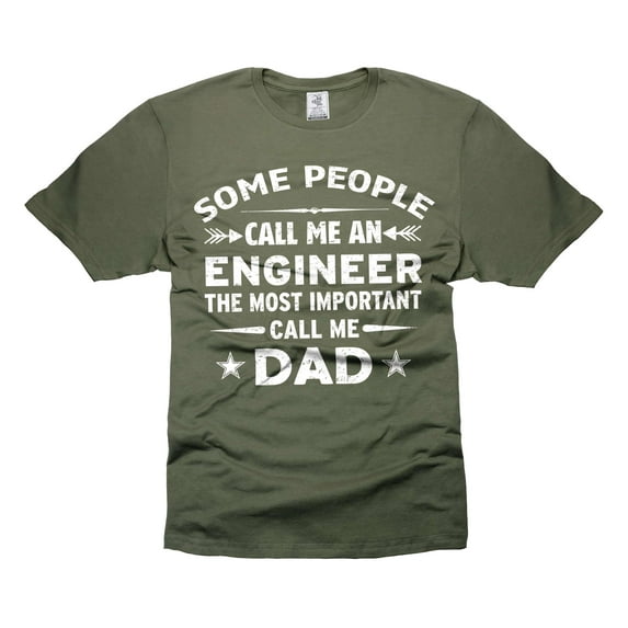 Engineer Dad Shirt Father's Day Engineer T-Shirt Engineer Funny Gifts Shirt For Men Pe