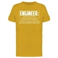 thumbnail image 1 of Engineer Definition Quote T-Shirt Men -Image by Shutterstock, Male Small, 1 of 2
