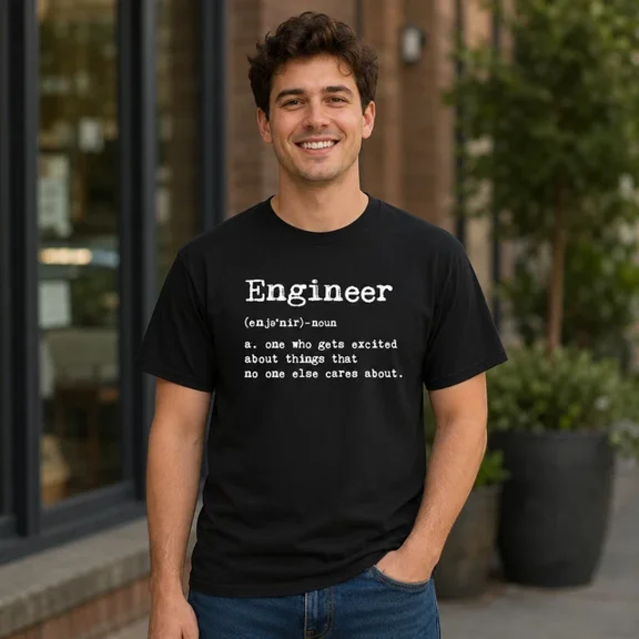 Engineer Definition Science Career Graphic T-Shirt