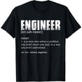 thumbnail image 1 of Engineer Definition T Shirt Funny Engineering T-Shirt, 1 of 3