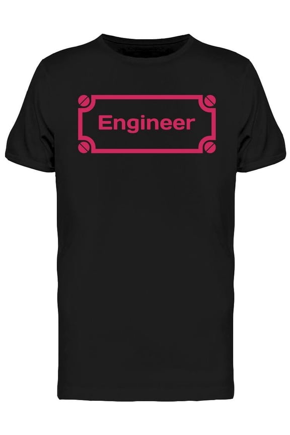 Engineer  Design T-Shirt Men -Image by Shutterstock, Male x-Large